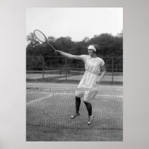 Vintage Tennis Outfit, 1920s Print