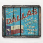 Vintage Texas - DallasMouse Pad