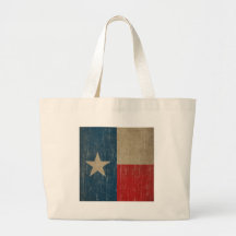 Vintage Texas Flag Canvas Bag