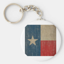 Vintage Texas Flag Key Chains