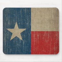 Vintage Texas Flag Mouse Pad