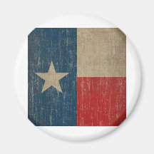 Vintage Texas Flag Refrigerator Magnet