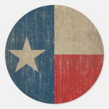 Vintage Texas Flag Sticker