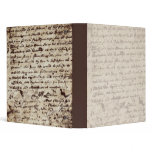 Vintage Text Binder
