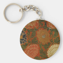 Vintage Textile Keychain