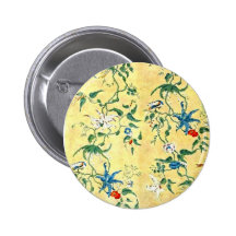 Vintage Textile Patterns and Design Buttons
