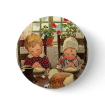 Vintage Thankful Children; Jessie Willcox Smith Pinback Buttons