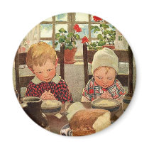 Vintage Thankful Children; Jessie Willcox Smith Magnets