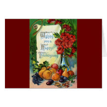 Vintage Thanksgiving Art Cards