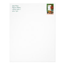 Vintage Thanksgiving Art Customized Letterhead