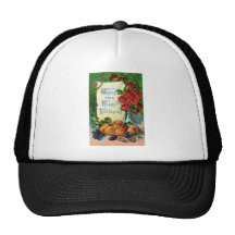 Vintage Thanksgiving Art Mesh Hat