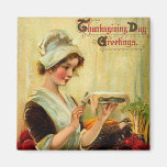 Vintage Thanksgiving Magnet