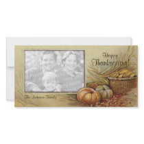 Vintage Thanksgiving photo card