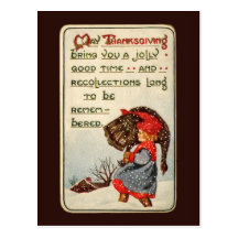 Vintage Thanksgiving Postcard