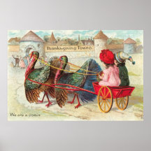 Vintage Thanksgiving Towne Poster