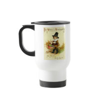 Vintage Thanksgiving Travel Mug