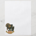 Vintage Thanksgiving Turkey, Eagle, Amercan Flag Flyer