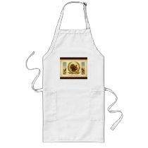 Vintage Thanksgiving Turkey Long Apron