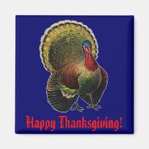 Vintage Thanksgiving Turkey Magnet