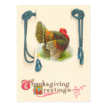 Vintage Thanksgiving Turkey Postcard