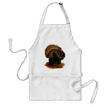 Vintage Thanksgiving Victorian Turkey Aprons