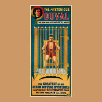 Vintage The Mysterious Duval Magic Poster posters