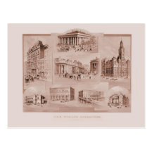 Vintage The World's Exchanges Postcard