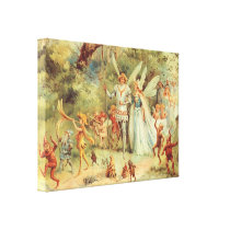 Vintage Thumbelina and Prince Wedding in Forest