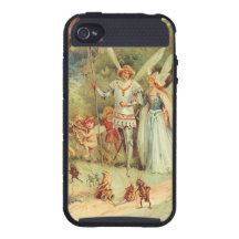 Vintage Thumbelina and Prince Wedding in Forest iPhone 4/4S Cover