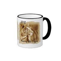 Vintage Tiger-Year of Tiger 2010 Coffee Mugs