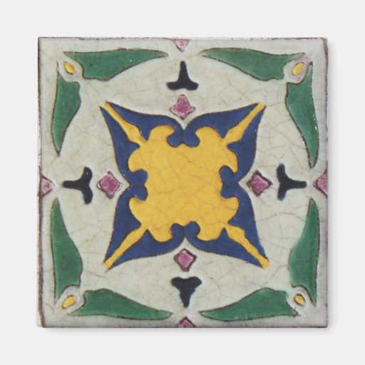Vintage Tile Fridge Magnet