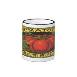 Vintage Tomato Label Coffee Mugs