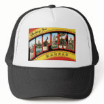 Vintage Topeka, Kansas Postcard Trucker Hats