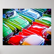 Vintage Toy Cars Poster