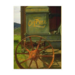 VINTAGE TRACTOR ANNOUNCE FARM EQP AUCTION POSTCARD