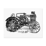 Vintage Tractor Postcard