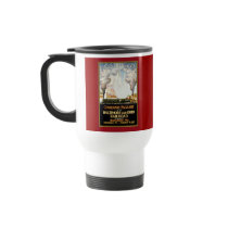 Vintage Train Travel Poster Art Mug