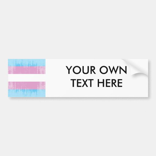 Vintage Transexual Pride Bumper Stickers