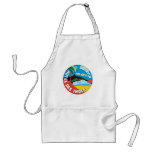 Vintage Travel Batavia Hotel Label Art Aprons