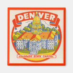 VINTAGE TRAVEL - DENVER magnets