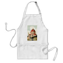 Vintage Travel Florence Firenze Italy Church Duomo Aprons