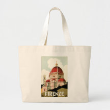 Vintage Travel Florence Firenze Italy Church Duomo Bags