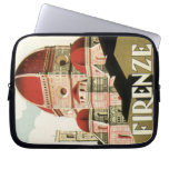 Vintage Travel Florence Firenze Italy Church Duomo Laptop Sleeves