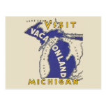 Vintage Travel - Michigan Vacationland postcards