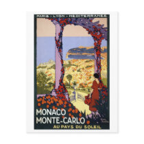 Vintage Travel - Monaco Monte-Carlo Postcard