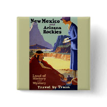 Vintage Travel -  New Mexico and Arizona Rockies Pins