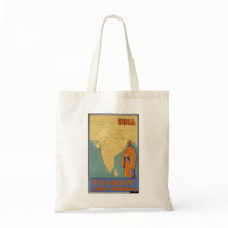 Vintage Travel Poster Ad Retro Prints Tote Bag