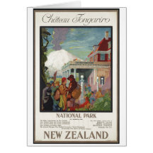 Vintage Travel Poster Ad Retro Prints Greeting Cards
