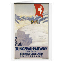 Vintage Travel Poster Ad Retro Prints Greeting Cards