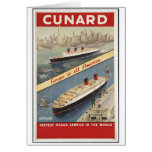 Vintage Travel Poster Ad Retro Prints Greeting Card